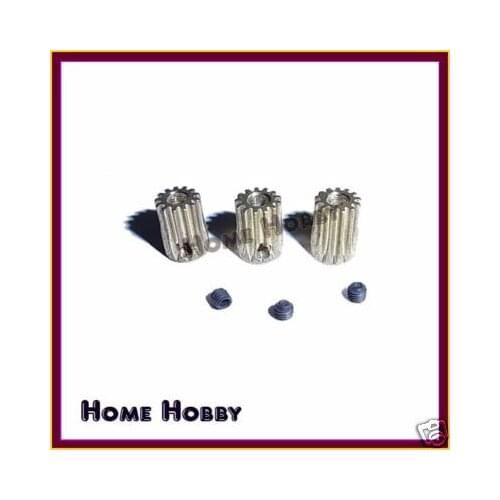 Motor Pinion 3.17mm Shaft, 11T 12T 13T Trex 450 3.17 13