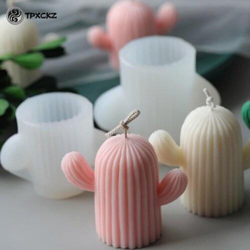 Handmade Cactus Silicone Candle Mold Aromatherapy Fragrance Plaster Making Supplies Homemade DIY Gum Paste Chocolate