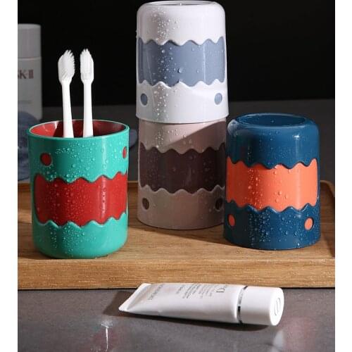 Cute Cartoon Simple Mouthwash Cup 2 PCS/Lot Creative Travel Drinking Tea Mug Couple Little Monsters Cups