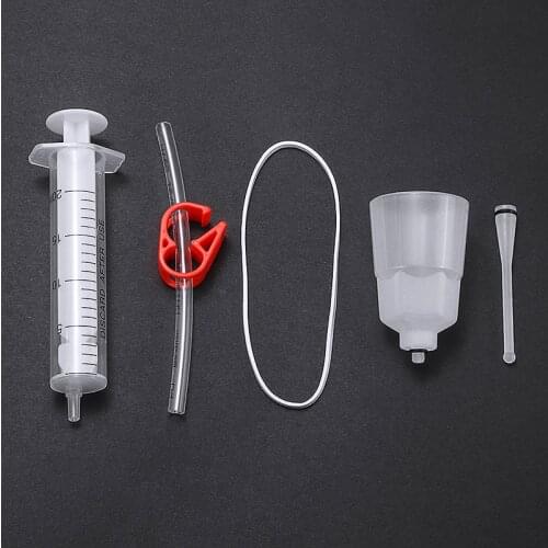 Hydraulic Disc Brake Oiling Bleeder System Mineral Oil Refill High-strength Plastic Fluid Bleed Tool Kit For SHIMANO