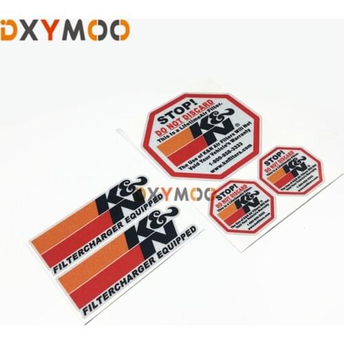 Reflective Car Stickers Warning STOP Do Not Discard Filter Charger Equipment Motorcycle Decals