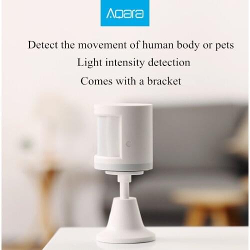 Aqara Human Body Sensor Smart Body Movement Motion Sensor Zigbee Connection holder stand Mi home App via Android&IOS