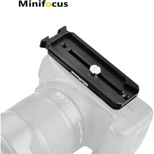 Univeral Camera Tripod Quick Release Plate Vertical Horizonal Plate Vlogging Bracket with Arca Swiss Microphone Cold Shoe Mount