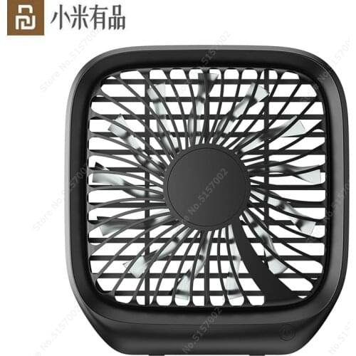Youpin Car Back Seat Fan Mini USB Foldable Silent Cooler Three Grade Wind Speed Portable Air Cooling Fan Use Desktop Office Fan