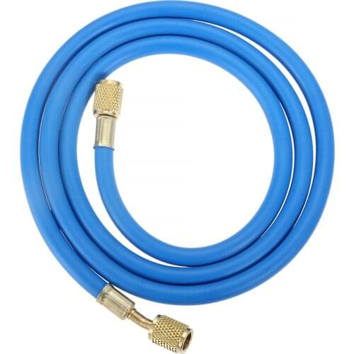 Yetaha 1Pc 1/4" SAE R410 AC Charging Hose Tube 1.5m Refrigerant Air Conditioning Parts