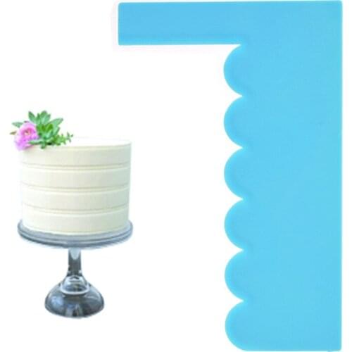 1pcs Pastry Dough Cutter Cake Bread Slicer Baking Pasty Tools Scraper Cake Blade Silicone Spatula For Cake Patisserie