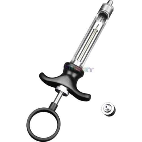 1pcs New Stainless Steel Dental Aspirating Syringe Dentist Surgical Instruments For Dental Lab Equipment