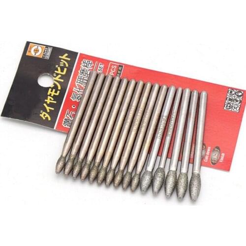 10pcs 3m 4mm Grinding Head Emery Grinding Head Boron Nitride Grinding Rod 3.0mm