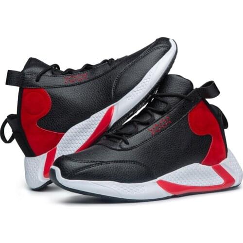 2019 Brand Sneakers Men Leather Running Shoes for Men Breathable Sports Shoes Outdoor Athletic Training Jogging Zapatillas