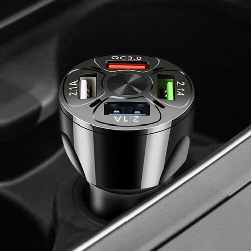 4 Ports USB Car Charger Mobile Phone Fast Charging for Kia sportage ceed niro rio picanto proceed sorento stonic soul