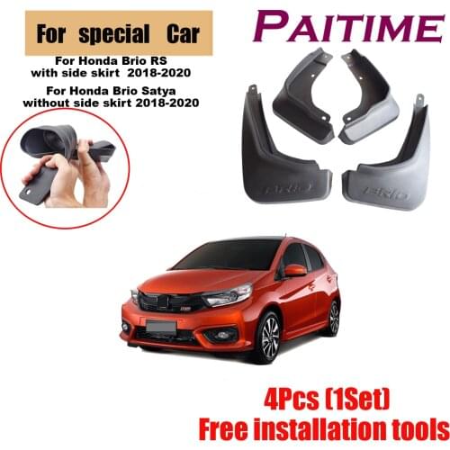 4 Pcs Set Molded Mud Flaps Mudflaps Splash Guards Front Rear Mud Flap Mudguards Fender for honda bori rs 2018-2021 YC101189