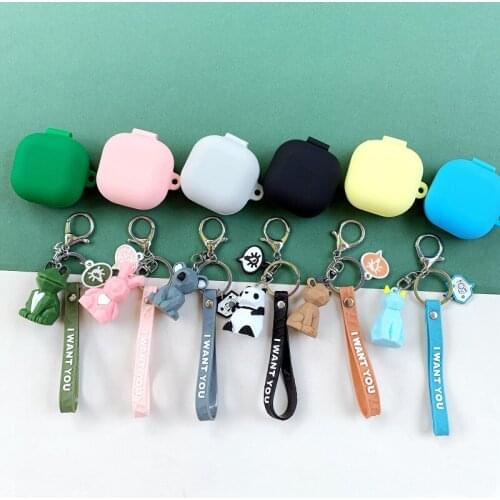 Cute Panda Rabbit Cover for Samsung Galaxy Buds Live 2020 Case Wireless Bluetooth Earphone Shockproof Silicon Case Headphone Box