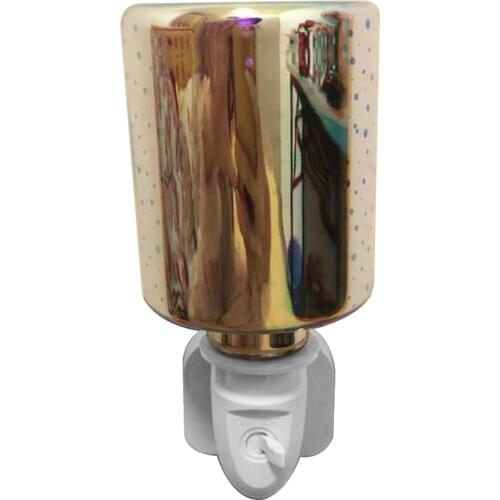 3D Glass Electric Essential Oil Diffusers Night Light Home Office UK Plug