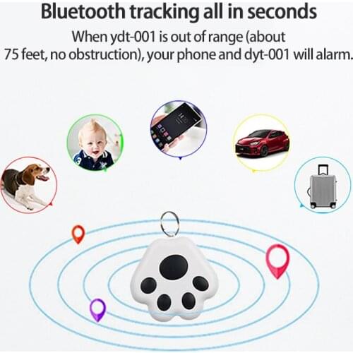 GPS Locator Keychain Mini Smart Tag Anti Lost Alarm Wallet Key Finder Bluetooth Tracer for old people Pet Dog Child Tracker