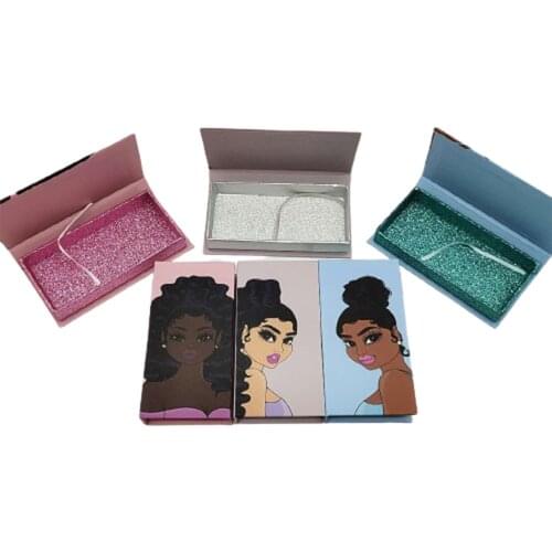 Lash Boxes Wholesale Eyelash Packaging Newest 3-100 Pcs Empty Lash Case With Clear Tray 25mm Lash Boxes Packaging