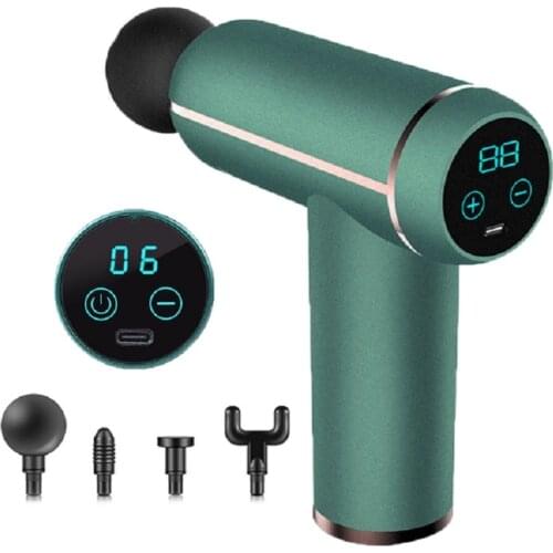 Deep Tissue Muscle Massage Gun Back Body Lose Weight Exercising Fitness Pain Relief Muscle Relax Massager Machine LCD Display