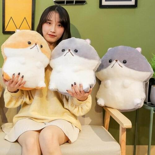 New 1pc 32 / 42cm Hamster Doll Plush Toy Stuffed Animal hamster baby toy soft birthday gift holiday toy