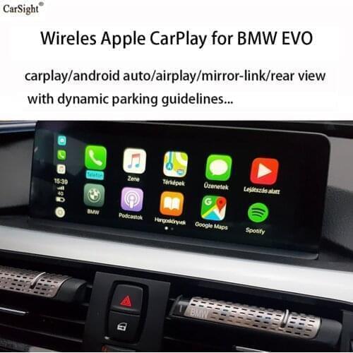 Full Screen USB Multimedia Wireless Apple CarPlay for BMW F20/F21/F44/F52 Supports Front and Rear View Camera retrofits
