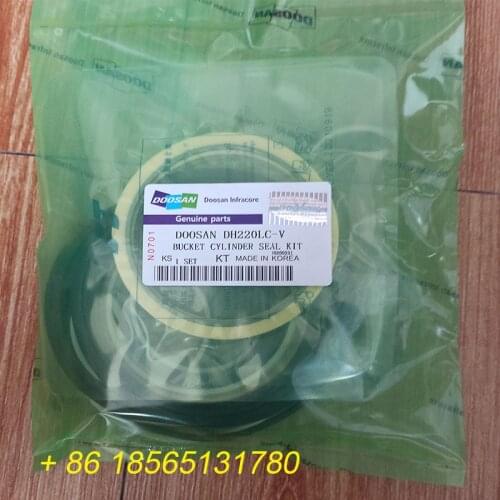 Doosan DH220 DH220LC-V Bucket Seal Kit Deawoo Excavator Hydraulic Cylinder Oil Seal Repair Kit China made ,SKF ,NOK