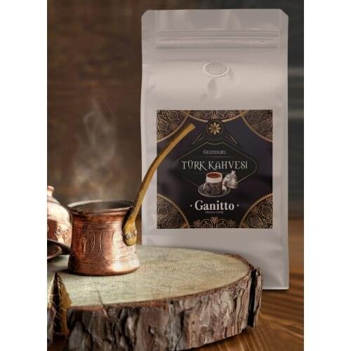 Ganitto Traditional Turkish Coffee 250 Gr. special flavors. rare Turkish coffee
