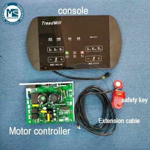 Universal Treadmill motor controller top console diplay control board+ screen Treadmill controller sets for 0.75-4.0HP motor
