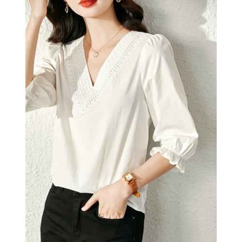 Vimly Womens White Shirts