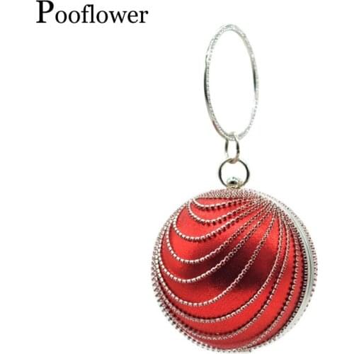 Pooflower Women Dinner Party Diamond Tassel Clutches Bag Bridal Evening Wedding Wristlets Clutch Handbag Designer Bags ZH037