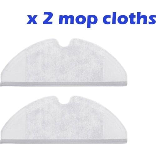 2pcs mop cloth suitable for Xiaomi Generation 2 Roborock S50 S51 Vacuum Cleaner pads mop cloth parts Washable cloth mop pad