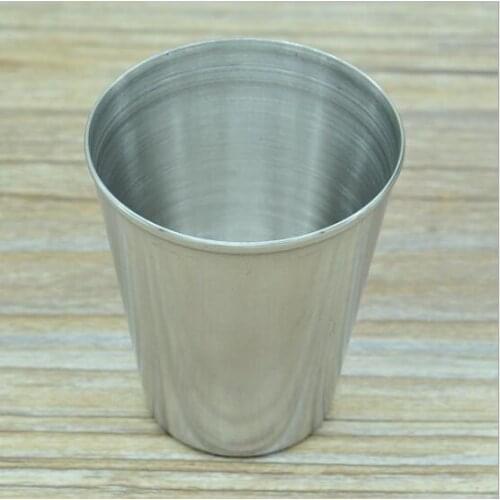 2 Ounce Stainless Steel Camping Travel Tumbler Cup Easily Portable Mug Drinking Cup 100Pcs Wholesale