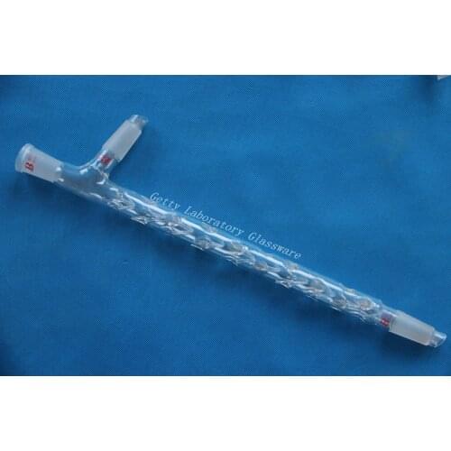 3-way Vigreux distillation head, Distilling head 300mm,24/40 joint