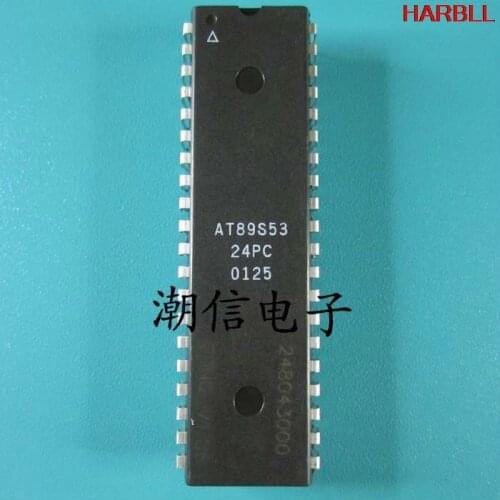 5Pcs AT89S53-24PC"DIP-40" new