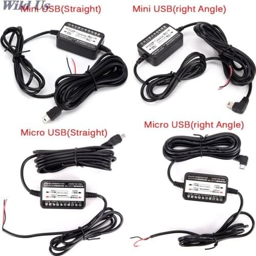 2*1.18in Micro/Mini USB Hard Wired Car Charger Power Inverter Converter For GPS Tablet Phone DVR recorder 1Pcs