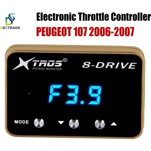 Dectrade Car Electronic Throttle Controller Racing Accelerator Potent Booster For Peugeot 107 2006-2007 Tuning Parts 8 Drive