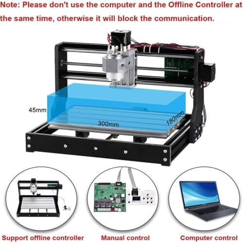 CNC 3018 Pro Engraving Machine kit TOPQSC Upgraded Router Engraver Machine GRBL Control Router Kit 3 Axis Wood Carving Milling