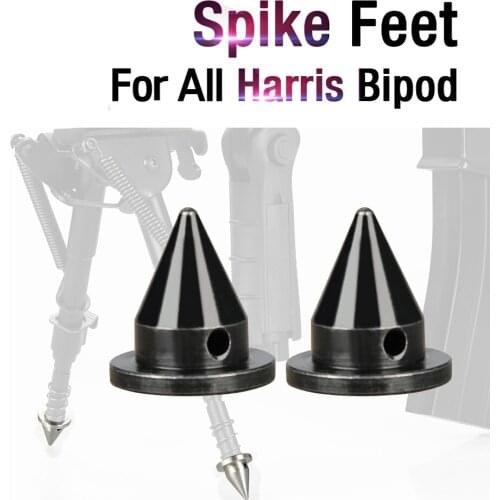 E.T Dragon Hunting Metal Spikes Feet Tactical 2pcs Metal Feet Replacement Accessories for hunting and shooting HK33-0226