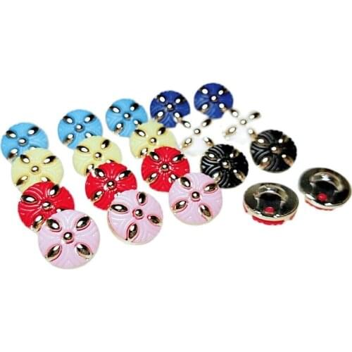 HL 30/50/150pcs 13mm New Plating Buttons Shank DIY Apparel Sewing Accessories Shirt Buttons