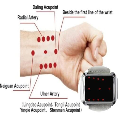 Cold Laser Therapy High Blood Pressure Medical Wrist Watch Diabetes Laser Watch Lower Pressure Reduce Blood lipids Hypertension