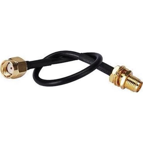 15cm RG174 Cable Adapter SMA To SMA Female Plug RF Coaxial Jumper Pigtail Connection Wire