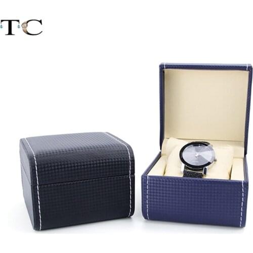Quality Watch Box Woven PU Leather Watch Box Gift Box Packing Box Jewelry Bracelet Display Box Storage Box Jewelry Boxes
