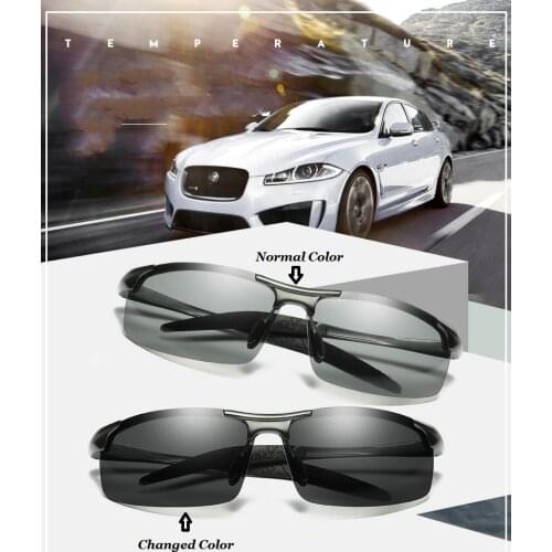 KH Change Color Photochromic Sunglasses Men Women Titanium polarized Sun Glasses Chameleon Driving