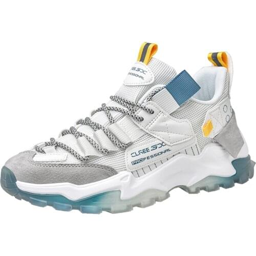 Women Sports Shoes Men Running Shoes Platform Non-slip Comfortable Trend Sneakers White Shoes