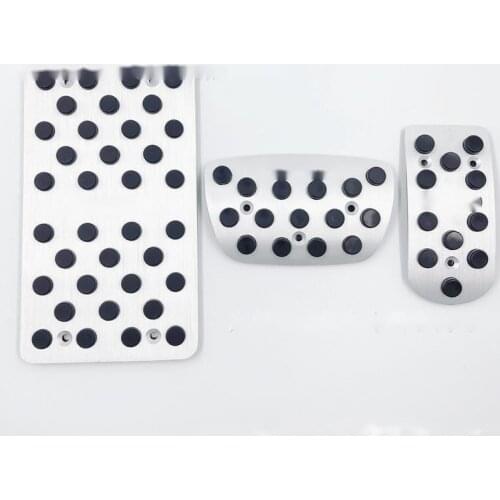 Car Pedal Cover Fit ForSuitable For Toyota Prado Accelerator Pedal Aluminum Alloy Perforated Anti-skid