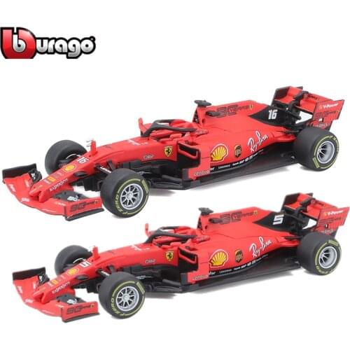 Bburago 1:43 Ferrari SF90 2019 Mercedes-Benz W10 Red Bull RB15 Formula One car model die-cast alloy model