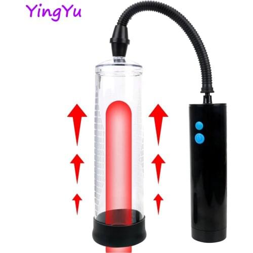 Penis Pump Penis Enlargement Vibrators Electric Vacuum Increase Erotic Sex Machine Toys for Men Cock Extender Male Masturbator