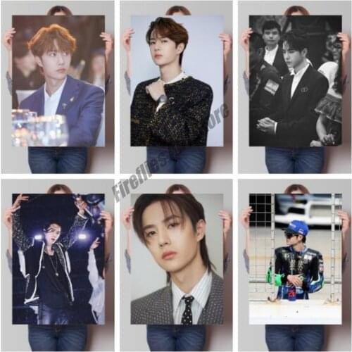 Wang Yibo Wall Art Canvas Painting Chen Qingling Lan Wangji Nordic Posters and Prints Home Pictures for Living Room Decor Gift