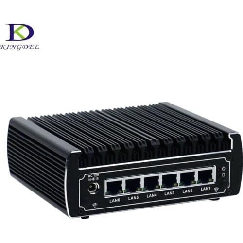 New Model Small computer Intel Celeron 3865U/i3 7100U DDR4 Fanless, Metal Case Multi-Function Fanless Mini PC Dual Core NC13