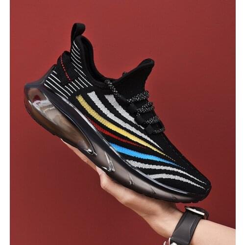 Casual men Male casual hombre informales fashion knitting para spring on sale shoe casuales man sport de mens for Mens trainers