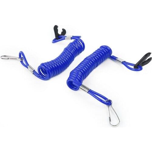 Boat Switch Key Lanyard Safety Rope Marine Outboard Boat Motor Kill Stop Switch Key Rope Safety Lanyard Tether