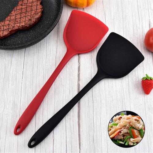 Silicone Turners Gadgets Kitchen Tools Egg Fish Frying Pan Scoop Fried Shovel Spatula Cooking Kitchenware Utensils Large Size