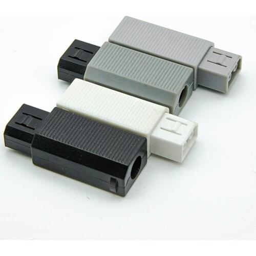 High quality for wii 2 pin plug male jack connector ac adapter power supply plug repair replacement part